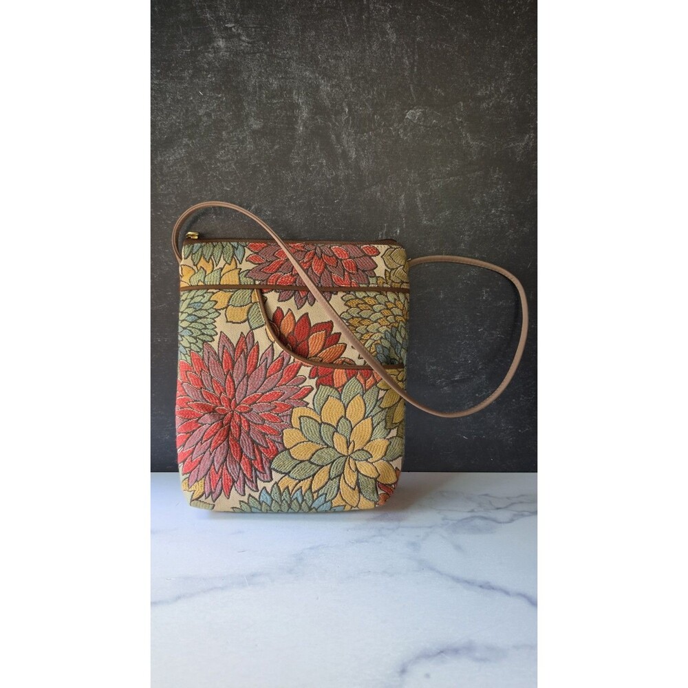 Danny K Tapestry Floral Handbag Made In USA